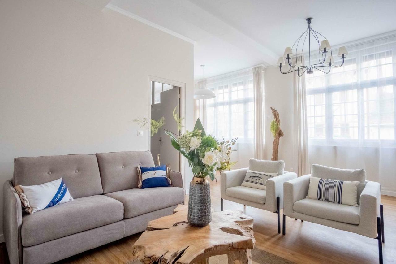 Elegant Appartement En Plein Coeur De Cabourg - Les Locations De Proust Luaran gambar